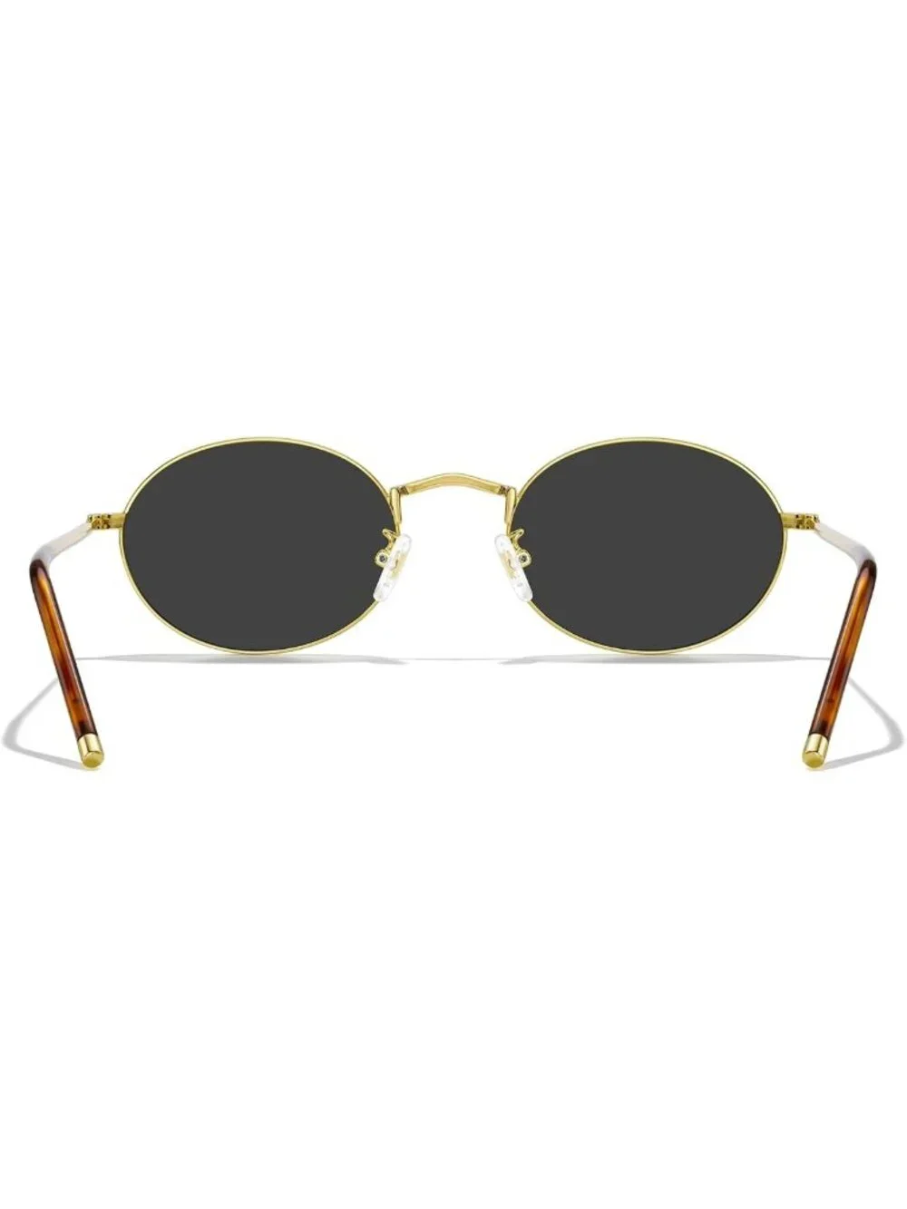 Trendy Retro Oval Polarized Sunglasses for Women - Classic UV400 Protection